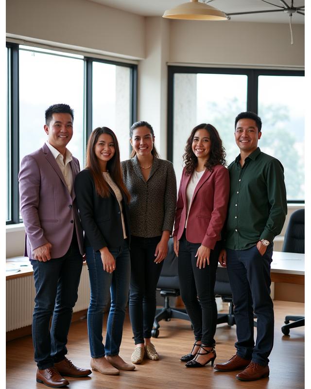 Tagna Gatherings team sa aming office sa Bontoc Street, Baguio City